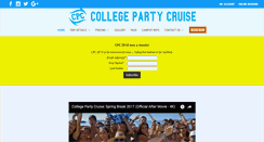 Desktop Screenshot of collegepartycruise.com